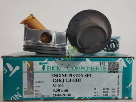 Поршень із пальцем (к-кт на двигун) Hyundai G4KJ 2.4 GDI, TEIKIN 51164-050