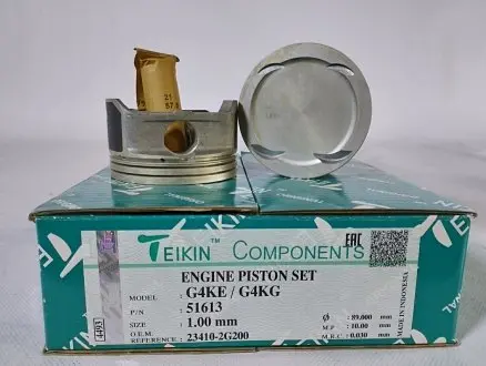 Поршень із пальцем (к-кт на двигун) G4KE/G4KG, TEIKIN 51613-100