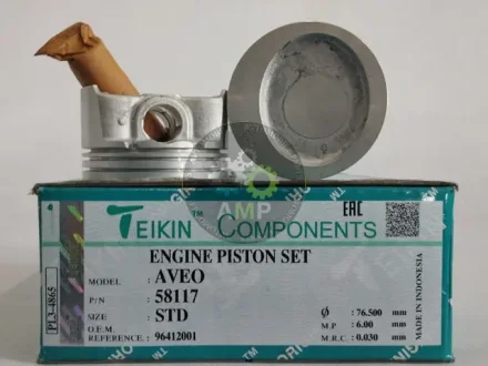 Поршень с пальцем (к-кт на двигатель) AVEO, TEIKIN 58117-STD