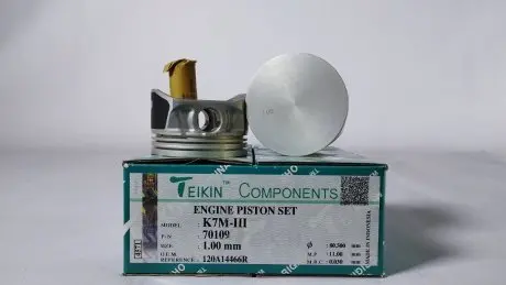 Поршні з пальцем (к-кт на мотор) Renault K7M 1.6L, TEIKIN 70109-100