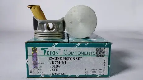 Поршні з пальцем (к-кт на мотор) Renault K7M 1.6L, TEIKIN 70109-STD