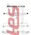 Рессора задняя корневая MB Sprinter 903 308-316CDI (большие втулки) (1/25mm) (70/740/753) TES 3374300019 Z/T (фото 2)