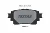 Тормозные колодки (задние) Toyota Rav4 18-/Highlander 19- (с датчиком) TEXTAR 2058201 (фото 1)