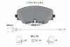 Колодки тормозные (передние) VW Golf VIII/Tiguan 20- (ZF) (+датчик) TEXTAR 2062601 (фото 16)