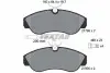 FIAT Колодки тормозные передние DUCATO 18 94- TEXTAR 2179901 (фото 1)