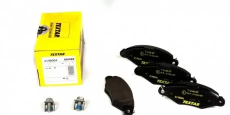 Колодки тормозные (передние) Citroen Xsara/Peugeot 206 98- (Bosch) Q+ TEXTAR 2198004