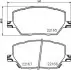 Колодки тормозные (передние) Fiat 500X 1.4-1.6/1.6-2.0D 14-/ Jeep Renegade1.4-1.6/2.0CRD 14- TEXTAR 2216501 (фото 1)