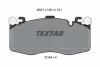 Колодки гальмівні (передні) BMW X5M (F15/F85)/X6M (F16/F86) 14-18 (Brembo) Q+ TEXTAR 2219401 (фото 1)