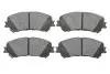 Колодки тормозные (передние) Renault Scenic/Megane 15- (Akebono) Q+ TEXTAR 2234701 (фото 1)