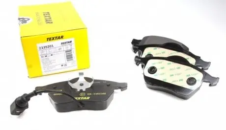 Колодки тормозные (передние) Audi A3/VW Golf IV-03 (Teves) Q+ (с датчиком) TEXTAR 2339201