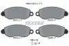 Тормозные колодки передние (18.4 мм) (система BOSCH) Ford Transit 2.3, 2.4D 00- TEXTAR 2357701 (фото 1)