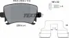 Колодки гальмівні (задні) VW Caddy 03- (Lucas) Q+ TEXTAR 2391401 (фото 2)