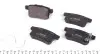 Колодки тормозные (задние) Honda Accord VIII 2.0-2.4i 08- (Nissin) TEXTAR 2443501 (фото 2)