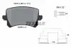 Тормозные колодки (задние) VW Passat B6-B8 05-16/ CC B6-B7 08-16 (Lucas) Q+ TEXTAR 2448302 (фото 2)
