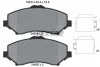 Комплект гальмівних колодок передн, CHRYSLER GRAND VOYAGER V, TOWN &amp; COUNTRY, VOYAGER V DODGE GRAND, JOURNEY, NITRO FIAT FREEMONT JEEP CHEROKEE, WRANGLER III VW ROUTAN 2.0D-4.0 01.06- TEXTAR 2460401 (фото 1)