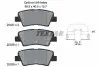 Колодки гальмівні (задні) Kia Ceed/Rio/Optima/Hyundai Accent/10/i20/i30/Elantra 10- (Akebono) Q+ TEXTAR 2533703 (фото 2)