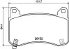 Колодки гальмівні Tesla Model 3 17-/ Model Y 19- (Brembo) Q+ TEXTAR 2615201 (фото 1)