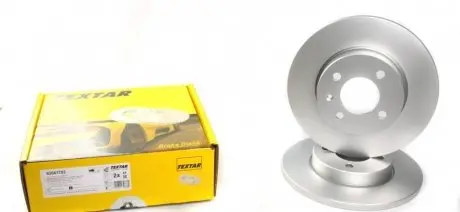 Диск гальмівний (передній) VW Caddy II/III/IV/Passat/Vento 1.4-2.0 88-04 (256x12.8) PRO TEXTAR 92041703 (фото 1)