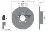 Диск гальмівний BMW 3(E36)/Z3(E36) &quot;F D=286mm &quot;90-&quot;03 TEXTAR 92055503 (фото 1)