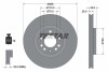 Диск тормозной (передний) Opel Astra G/H/Corsa/Meriva 00- (308x25) PRO TEXTAR 92110903 (фото 2)