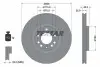 Диск гальмівний (передній) Opel Astra G/H/Corsa/Meriva 00- (308x25) PRO TEXTAR 92110903 (фото 2)