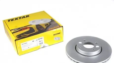 Диск гальмівний (передній) Renault Megane II/Clio II/III 1.2-1.5 dCI 02- (260x22) PRO TEXTAR 92119203