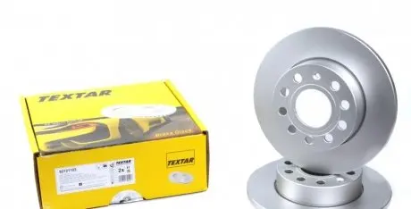 Диск гальмівний (задній) VW Caddy III 04- (256x11.9) PRO TEXTAR 92121103