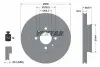 Диск гальмівний (передній) Hyundai Accent III 05-/Kia Rio II 05-12 (256x22) PRO TEXTAR 92164703 (фото 6)