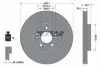 Диск тормозной (передний) Hyundai Santa Fe 06-/Kia Sorento 09- (321x28) PRO TEXTAR 92166003 (фото 1)