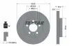 Диск гальмівний (передній) Audi A1/Seat Ibiza/VW Polo 17- (256x22) PRO TEXTAR 92303803 (фото 2)