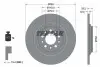 Диск гальмівний (задній) Jeep Cherokee 2.0-3.2 13-(320x12) PRO TEXTAR 92304103 (фото 2)