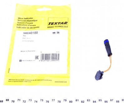 Датчик износа тормозных колодок MB E-class (W211/S211)/M-class (W164/W166) 02- (L= 95mm) TEXTAR 98040100