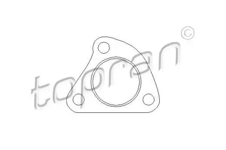 Прокладка приемной трубы VW/Audi 80/100 1.6/1.8/2.0/1.9D TOPRAN / HANS PRIES 103 632