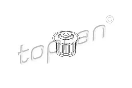 Подушка коробки передач (задняя) Audi 100 1.6-2.0 76-90 TOPRAN / HANS PRIES 103 658
