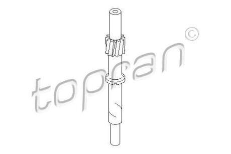 Привод троса спидометра TOPRAN / HANS PRIES 107401