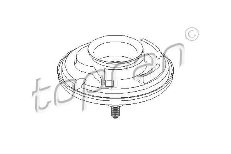 Тарілка пружини TOPRAN / HANS PRIES 108 299