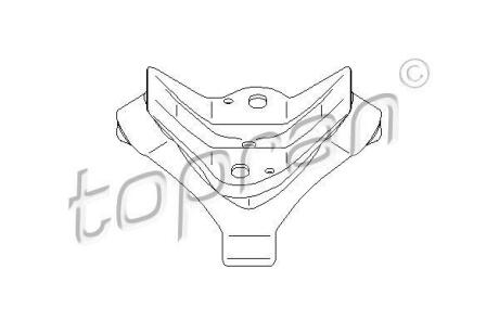 Крепление глушителя (резина с железом) Audi A3 Skoda Octavia VW Bora Golf IV TOPRAN / HANS PRIES 108 731