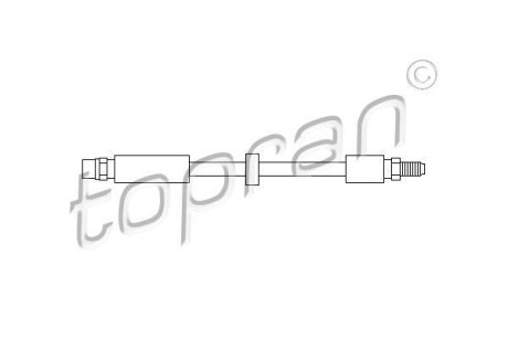 Тормозной шланг (задний) (233 мм) Audi 100 C4 A6 C4 90-97 (quattro) TOPRAN / HANS PRIES 108909