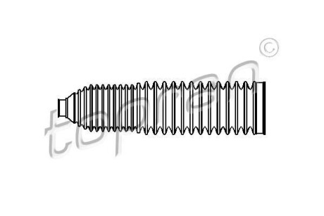 Пильовик рульової тяги TOPRAN / HANS PRIES 110 172