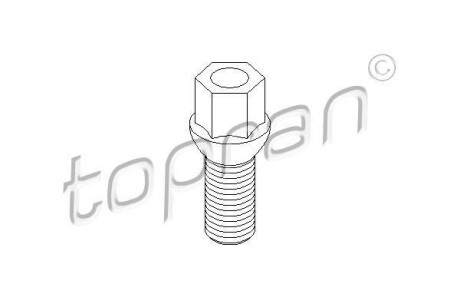 Болт колёсный TOPRAN / HANS PRIES 111 477