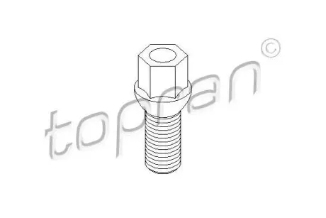 Болт колісний TOPRAN / HANS PRIES 111 477