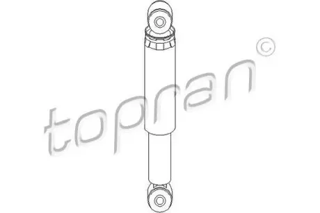 Амортизатор задний (газовый) VW Caddy III/IV 04- (втулка - BC0238/BC0239) TOPRAN / HANS PRIES 112 046