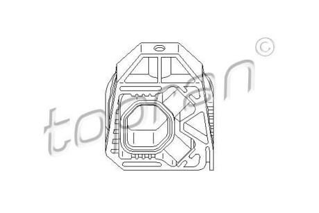 Монтажный элемент радиатора TOPRAN / HANS PRIES 112410