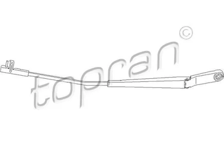 Важіль склоочисника передн Прав SKODA OCTAVIA II KOMBI/LIFTBACK 02.04-06.13 TOPRAN / HANS PRIES 113485