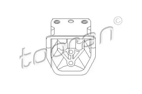 Подушка двигателя правая Opel Kadett E 1.6/1.7D TOPRAN / HANS PRIES 201 384