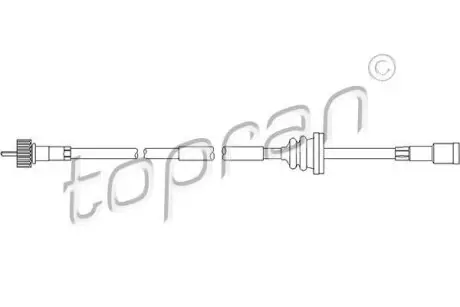 Трос спидометра TOPRAN / HANS PRIES 202223