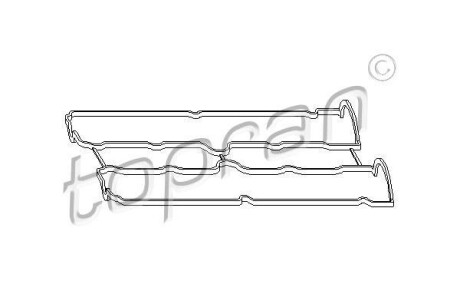 Прокладка клапанной крышки TOPRAN / HANS PRIES 206 133
