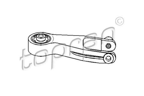 Подушка двигателя зад. TOPRAN / HANS PRIES 206 154