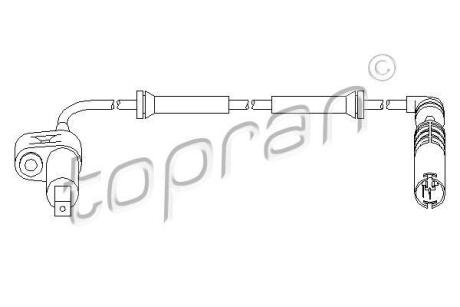 Датчик ABS TOPRAN / HANS PRIES 500979