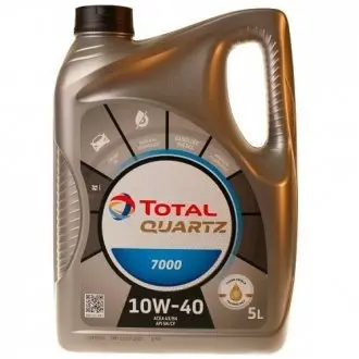 Моторна олива Quartz 7000 10W-40, 5л TOTAL 203703